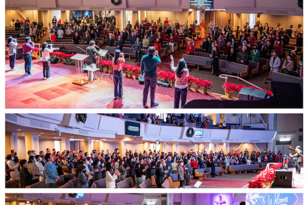 12월 25일 성탄 감사 예배를 드리며, 하나님께 영광의 찬송을 올려 드렸습니다.