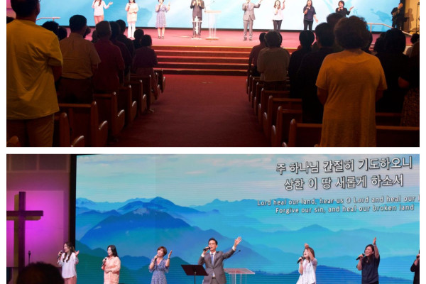 
선교 세미나 두 번째 주 모임도 하나님을 찬양하며 시작합니다. 