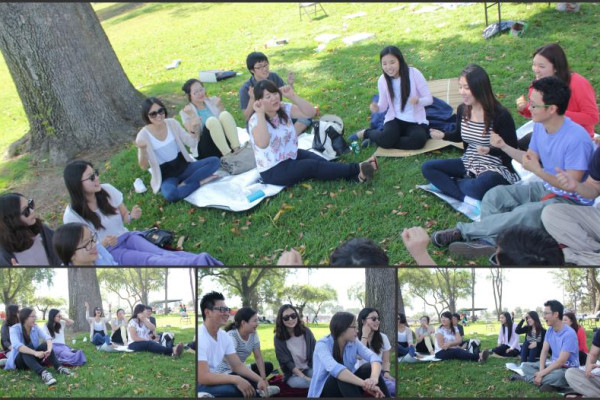 <p style="text-align: center;">부활주일 예배를 드린 후, 세리토스 채플의 한어&amp;영어청년부는 근처 공원에 가서 즐거운 시간을 가졌습니다.</p>
