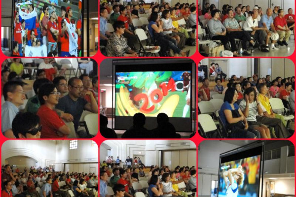 <p>한국대 러시아 경기! 함께 응원하기 위해 모였습니다.</p>
