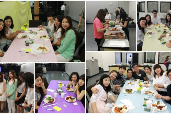 <p style="text-align: center;"><span style="line-height: 1.6em;">먼저 기도로 시작하고 또래별로 모여 식사를 했습니다. 어느 테이블이 가장 어린지 아시겠나요?ㅎㅎ</span></p>
