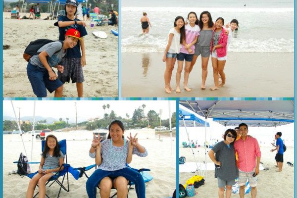 <p>We got to Zuma beach and were ready to have fun!</p>
