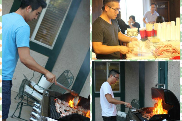 <p>We grilled some awesome pork belly (&quot;sam gyup sal&quot;)!</p>
