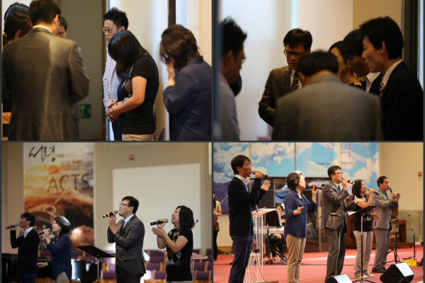 <p>밸리1부예배에서는 영상이 아니라 직접 담임목사님을 뵙고 예배드리게 되었습니다.</p>
