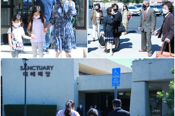 <h5>기쁨의 찬양과 아름다운 크레도 중창단의 찬양으로 모두의 마음이 하나가 되어 하나님께 경배했습니다.</h5>
